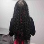 Medium (Buttlength) Knotless Braids