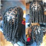 Box Braids/ natural hair