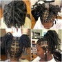 Box Braids/ natural hair