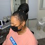 Bantu Knots (with natural hair)