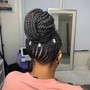 Double strand twist  (no wash)