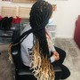 Partial Sew In/ half feed in braids