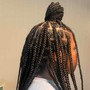 SMALL Human Hair Boho Knotless braids + Human Hair Included