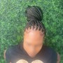 Smedium Knotless Box Braids