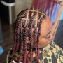 Invisible locs extensions w/ wash & hair included