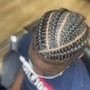 Straight Back Cornrolls