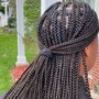 Small knotless braids