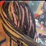 Box Braids medium Mid Back