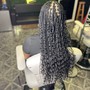 Box Braids med mid back