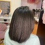 Flat iron and cut