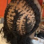 Men’s braids whole head