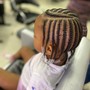 Kid's Braids w/ natural hair