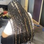 DM Questions FAST response ..Knotless braids/ Hair included