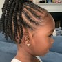 Flat Twists updo