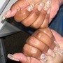 Acrylic Nails, Pedicure - Nail Art