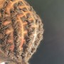 Dreadlocks (half head)