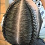 2 Cornrows (Half head ONLY)