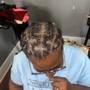 Mens 2 fishbone Braids