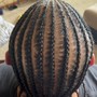 Large knotless Box Braids