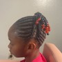 Small knotless Braids Midback