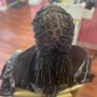 Loc retwist and 2 strand twists