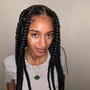 Small Box Braids/ Knotless Boxbraids (   Hipster Length)