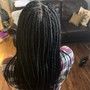 10 Straight Back Feed-In Braids