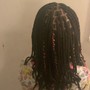 8 Straight Back Feed-In Braids