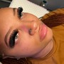 Brown Ombré Wet Lash Look