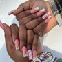 Acrylic Fullset with no Polish short/med/long any shape