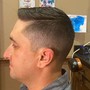 Men haircut w/ upgrade