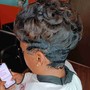 Relaxer with Pixie Cut style