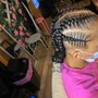 Feed-in Braids With Knot bunn