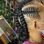 Feed-in Braids With Knot bunn