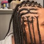 Small Knotless Boho Braids