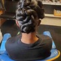 Goddess Braids with Bun