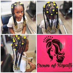 Schedule Appointment with Royalty Braids~N~Lashes