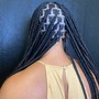 Boho Medium knotless braids