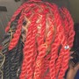 Feed In Braids Over Locs ?