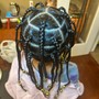 Add LENGTH to Cornrows (62"-72" Thigh)