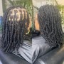 Medium Knotless Braids (Mid-Back)