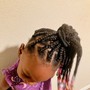 Children’s Braids with hair added