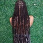 Short medium butterfly locs