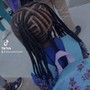 Kid's Braids half/half feedin & knotless braids