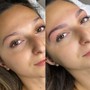 combo brows ( microblading and powder brows)