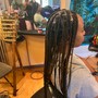 Med knotless Braids