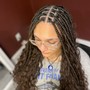 Low back knotless Braids