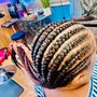 Feed in braids