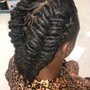 Loc Style (updo)