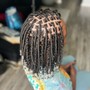 Kids Small Knotless Braids W/ Hair Included (Color 1B,27&30)